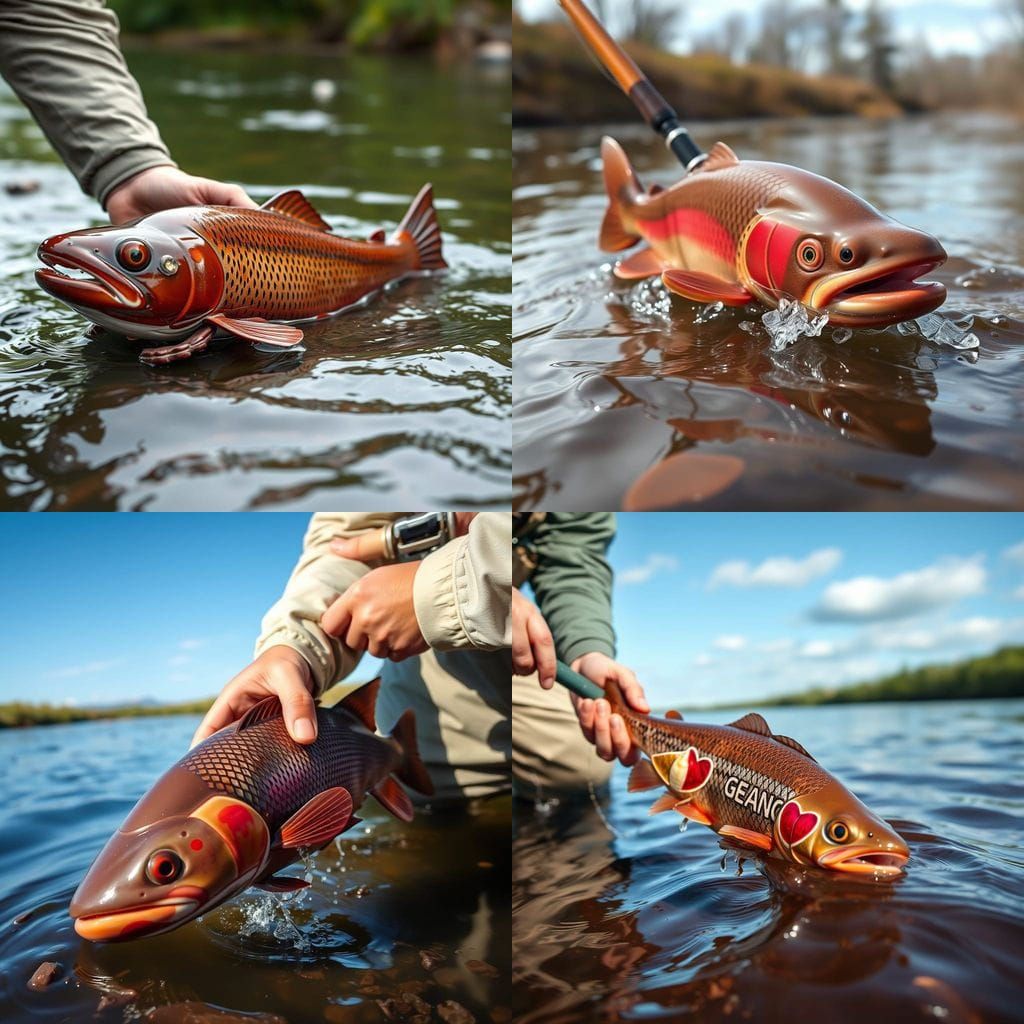 Chocolate Fish Reeled from Chocolate River