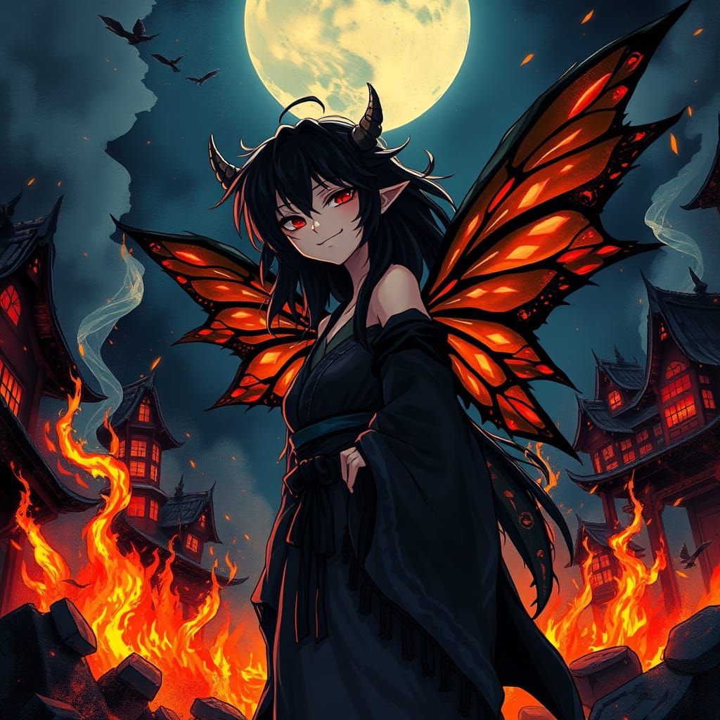 Dark Fairy Queen Conquers Blazing Anime Village