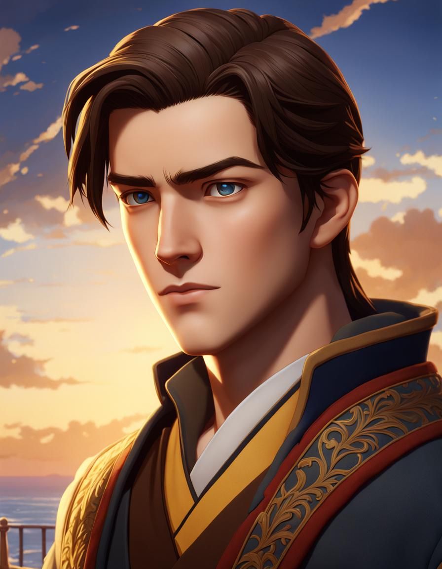 Jim Hawkins Portrait in Kyoto Animation Style