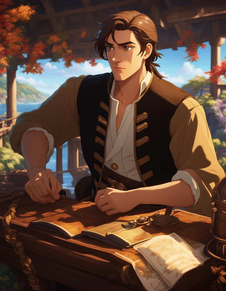 Jim Hawkins Portrait in Kyoto Animation Style