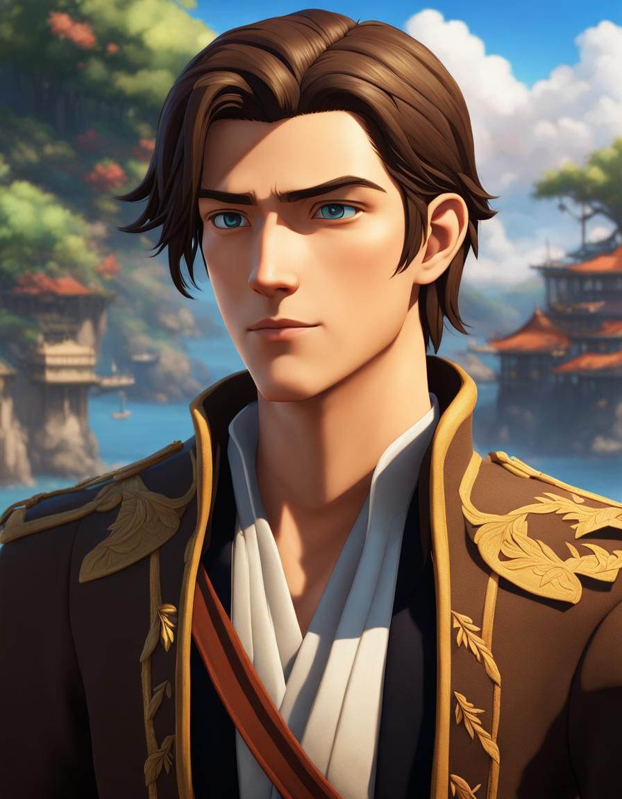 Jim Hawkins Portrait in Kyoto Animation Style