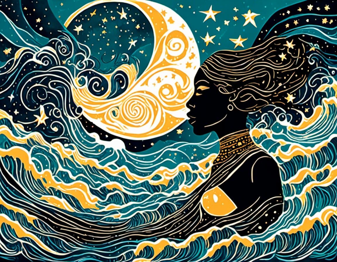 Ocean Swim: A Melancholy Night Under the Stars