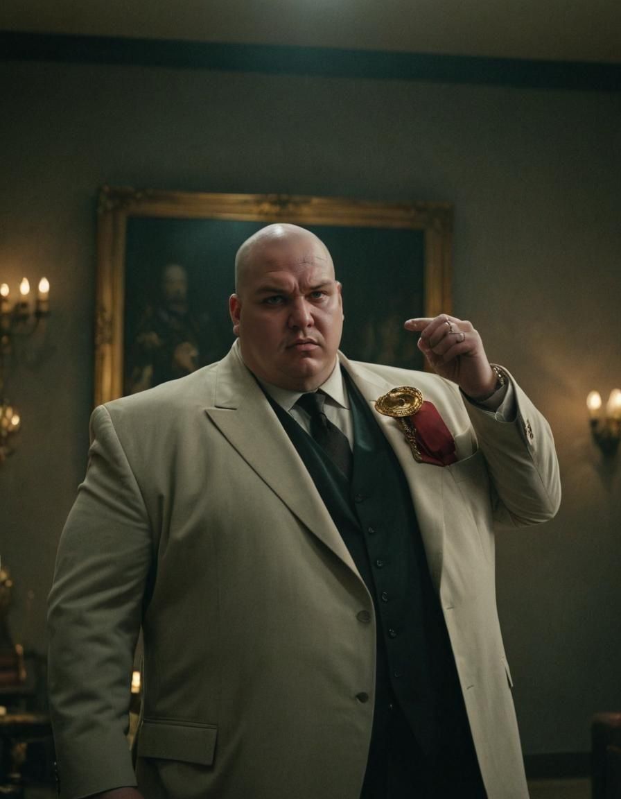 Cinematic Mafia Boss with Gold Ring