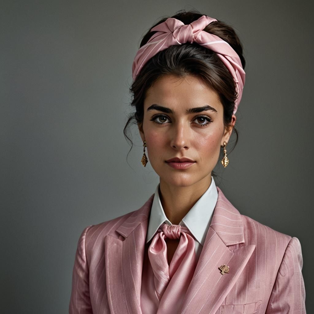 Classy Turkish Woman Portrait in Professional Style