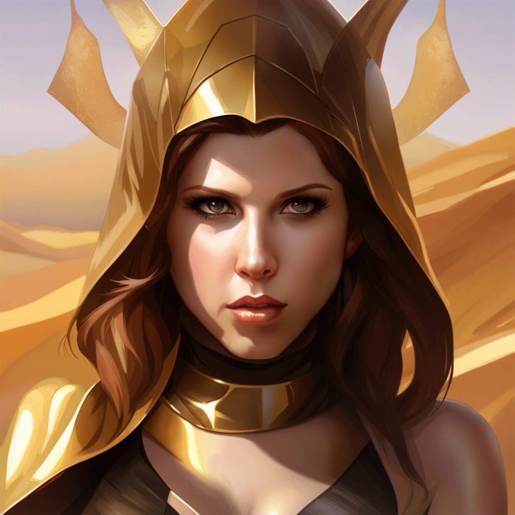 Anna Kendrick in Star Wars Desert Harem