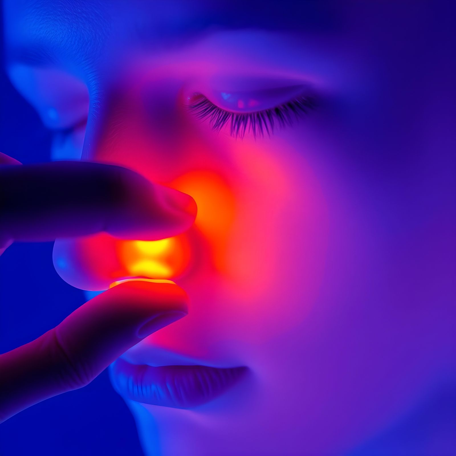 Synesthesia: Smelling Heat, Infrared Face in Optical Imaging