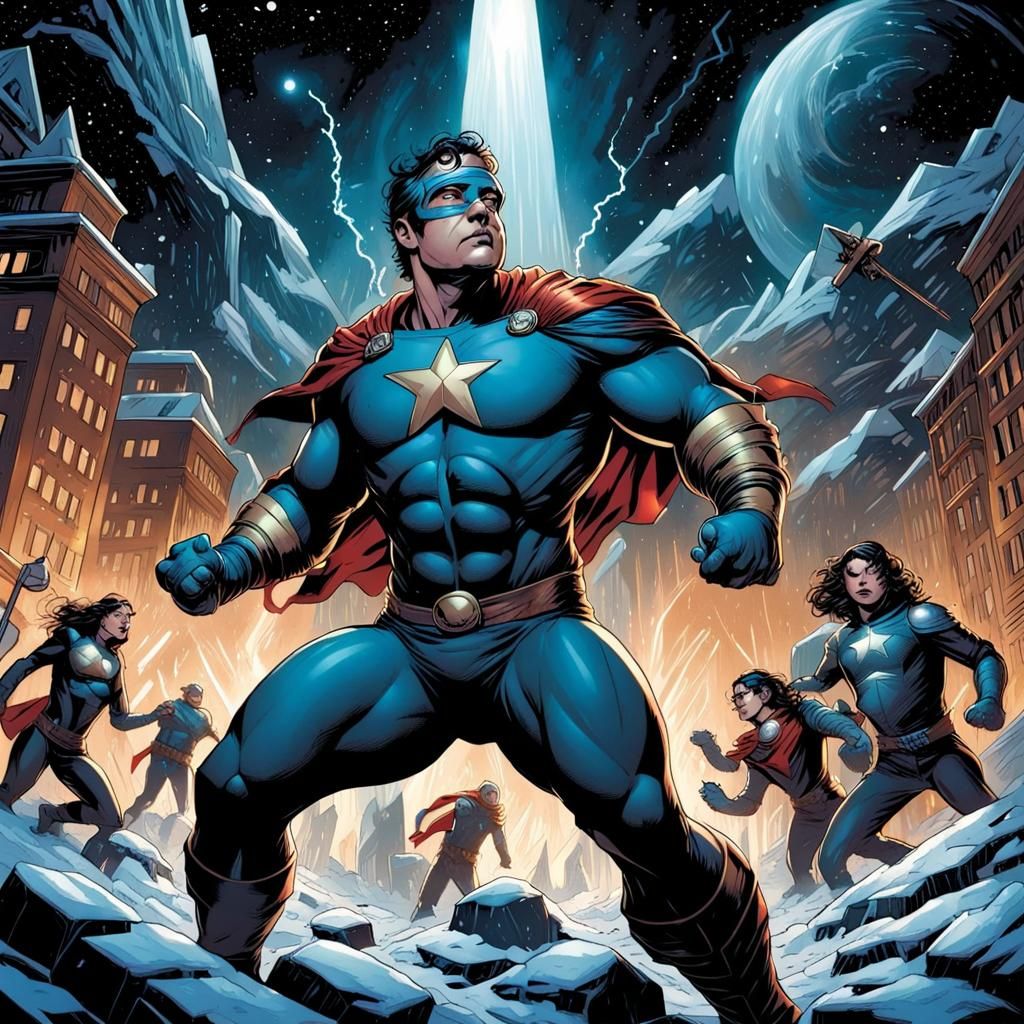 Comic Book Style Art: Don't Stop Believing