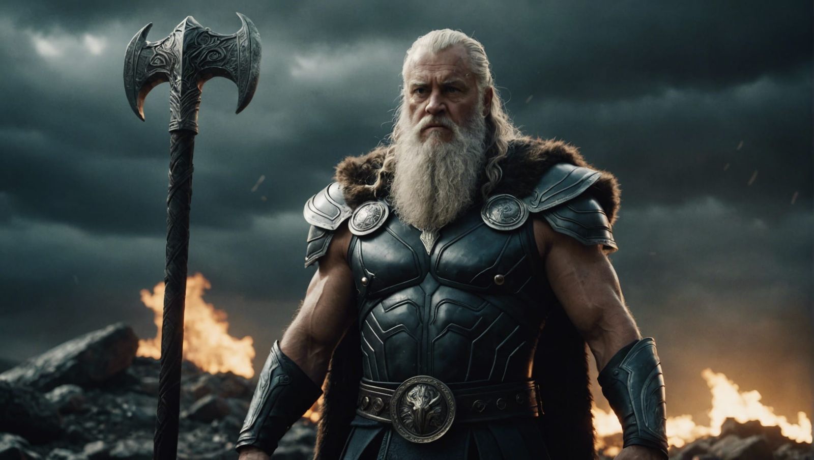 Odin, Dark God of Midgard, with Silver Thunder