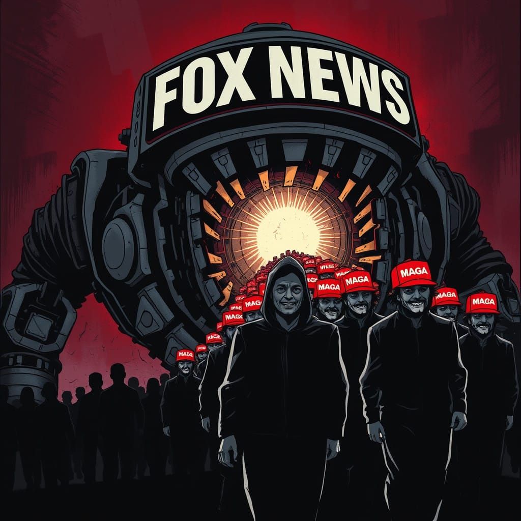 Industrial Machine Devours Citizens in Dark, Gritty Style