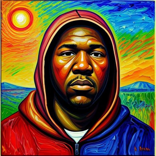 Trayvon Against a Blazing Sunset