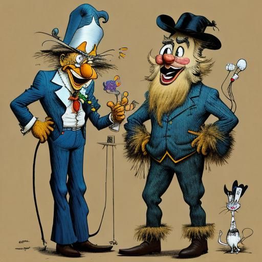 Diverse Artistic Styles in One AI Image