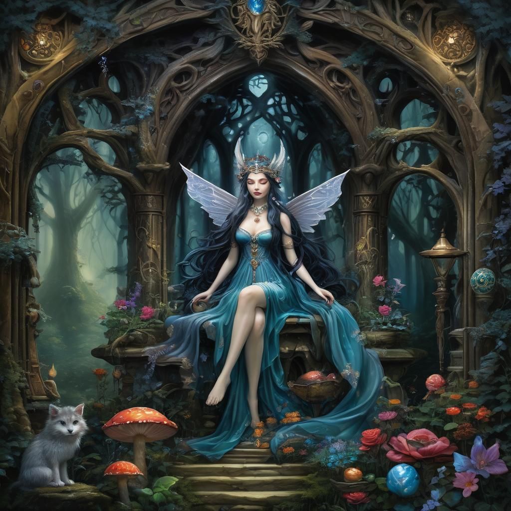 Enchanted Fantasy Dreamscape: An Otherworldly Vision