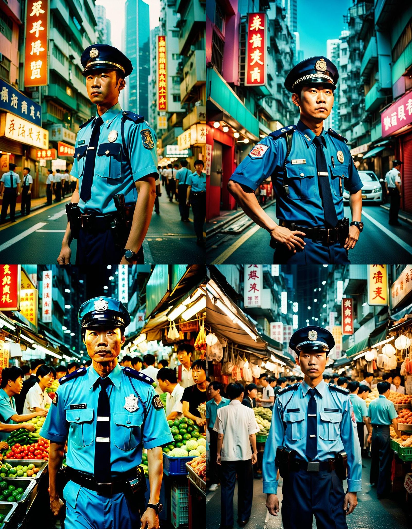 Yeung Yau-cheung as Junior Policeman in Film Still