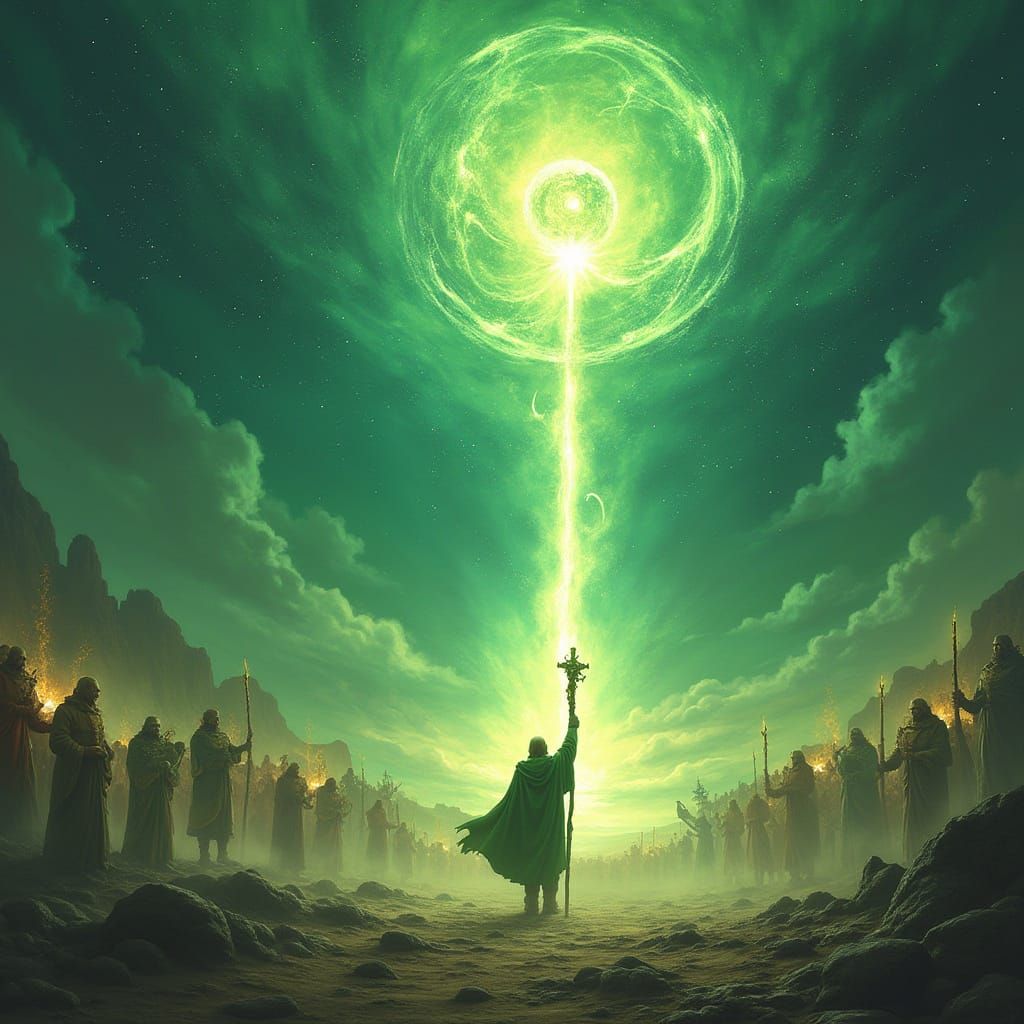 Cosmic Mage Unleashes Multiversal Energy, Conjures Order