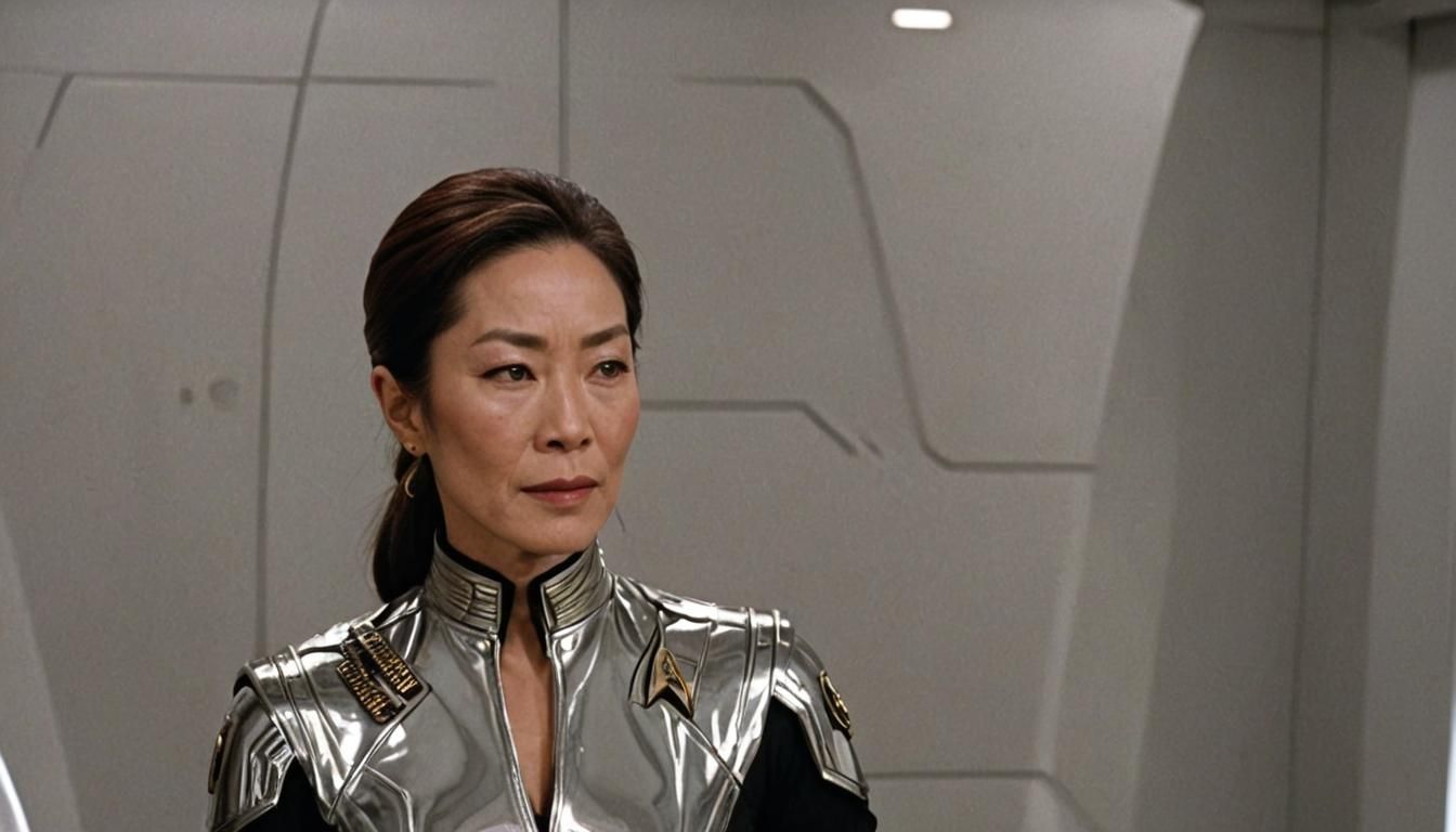 Michelle Yeoh as Latex Emperor Georgiou