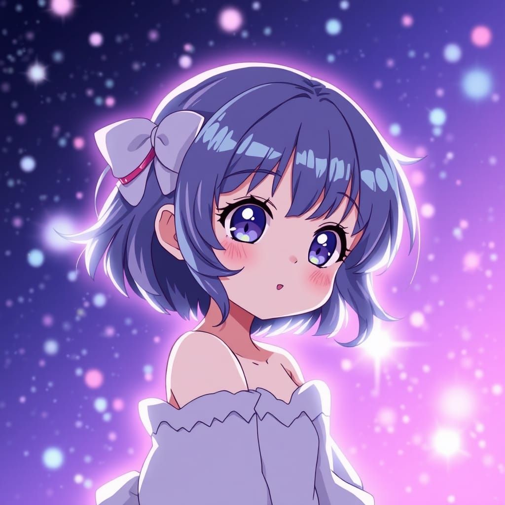 Cute Shimmer in Anime Manga Style