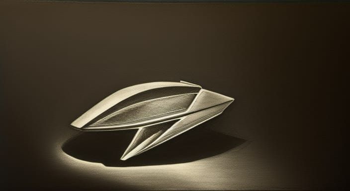 Motorbike on Solar Panels in Charcoal Drawing Style