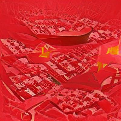 Conceptual Illustration of a Utopian Society