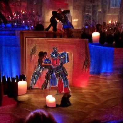 Optimus Prime Tango in Gauguin Style