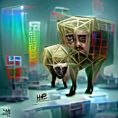 Siamese Hypercube: Sci-Fi Concept Art