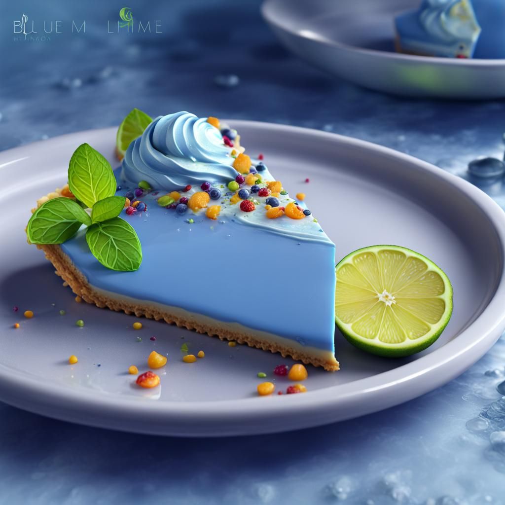 Blue Moon Lime Tart Pie V