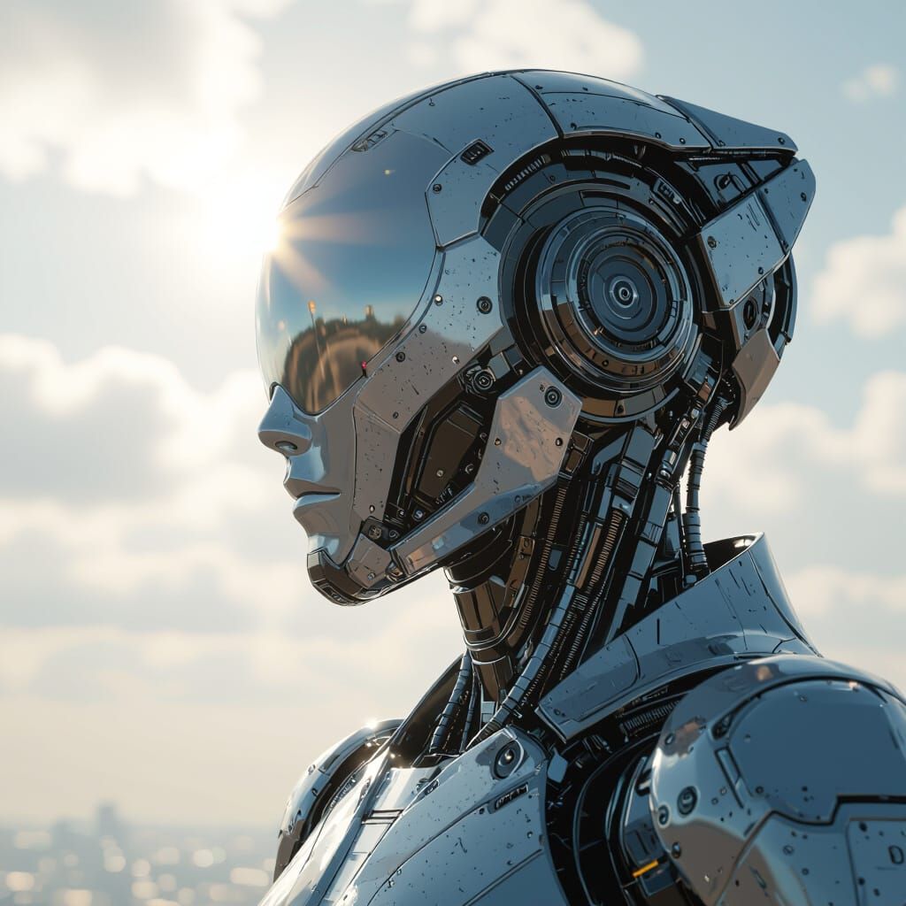 Futuristic Sci-Fi Mech Details in 8K Resolution