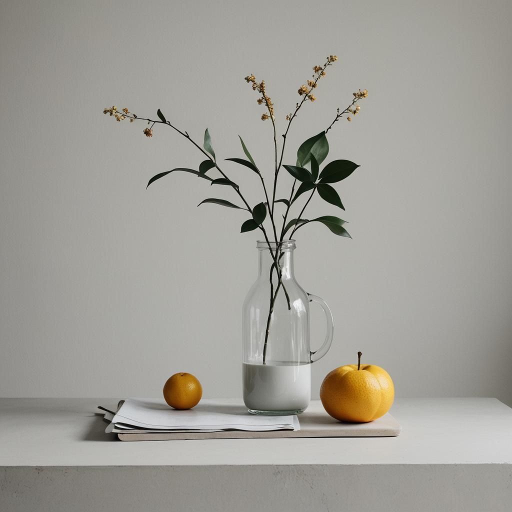 Minimalist Still Life: A Serene Morning