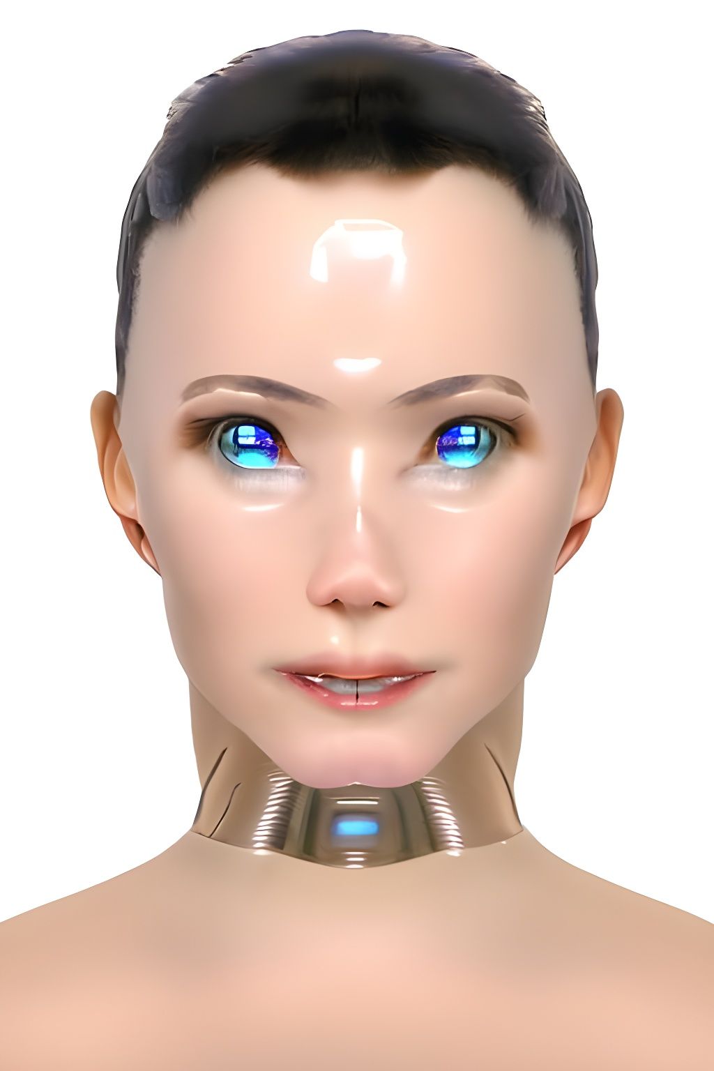 Cyberpunk Cybernetic Robot with Advanced AI