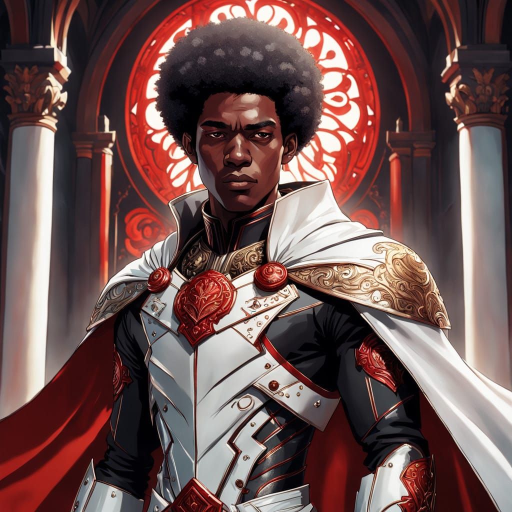 Confident Hero in Triadic Splendor