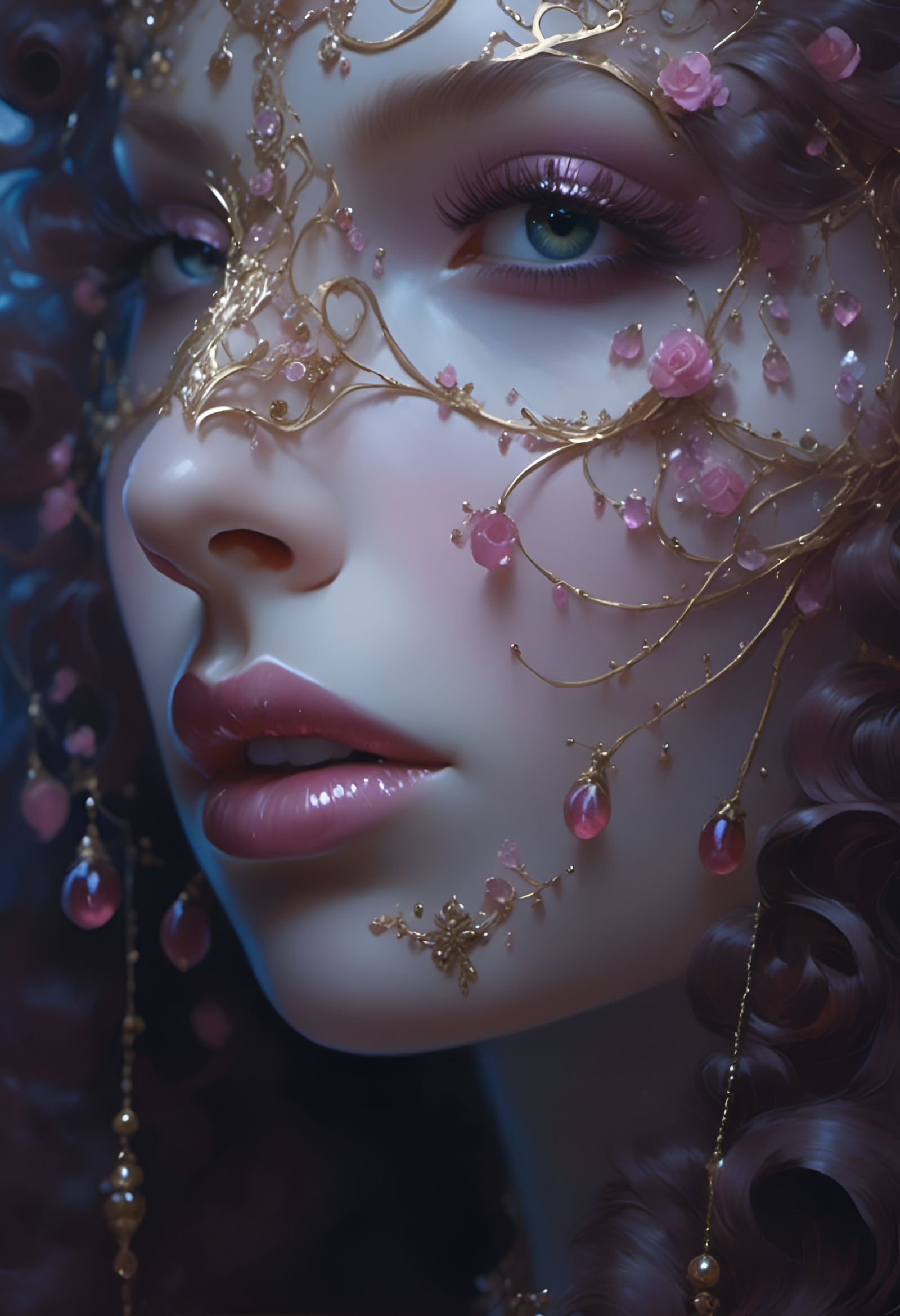 Princess Briar Rose in Rococo Style