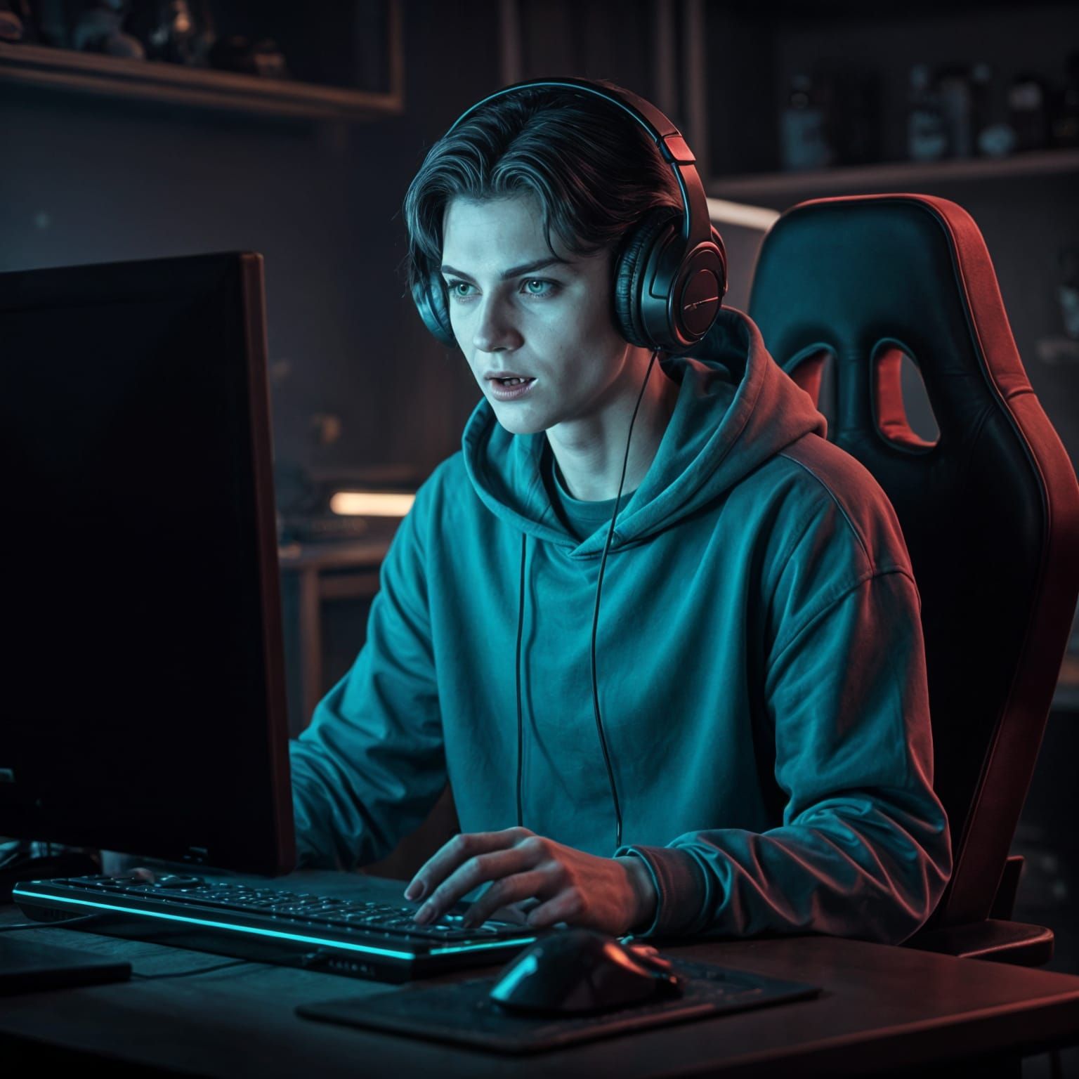 Modern Vampire Gaming with Fangs