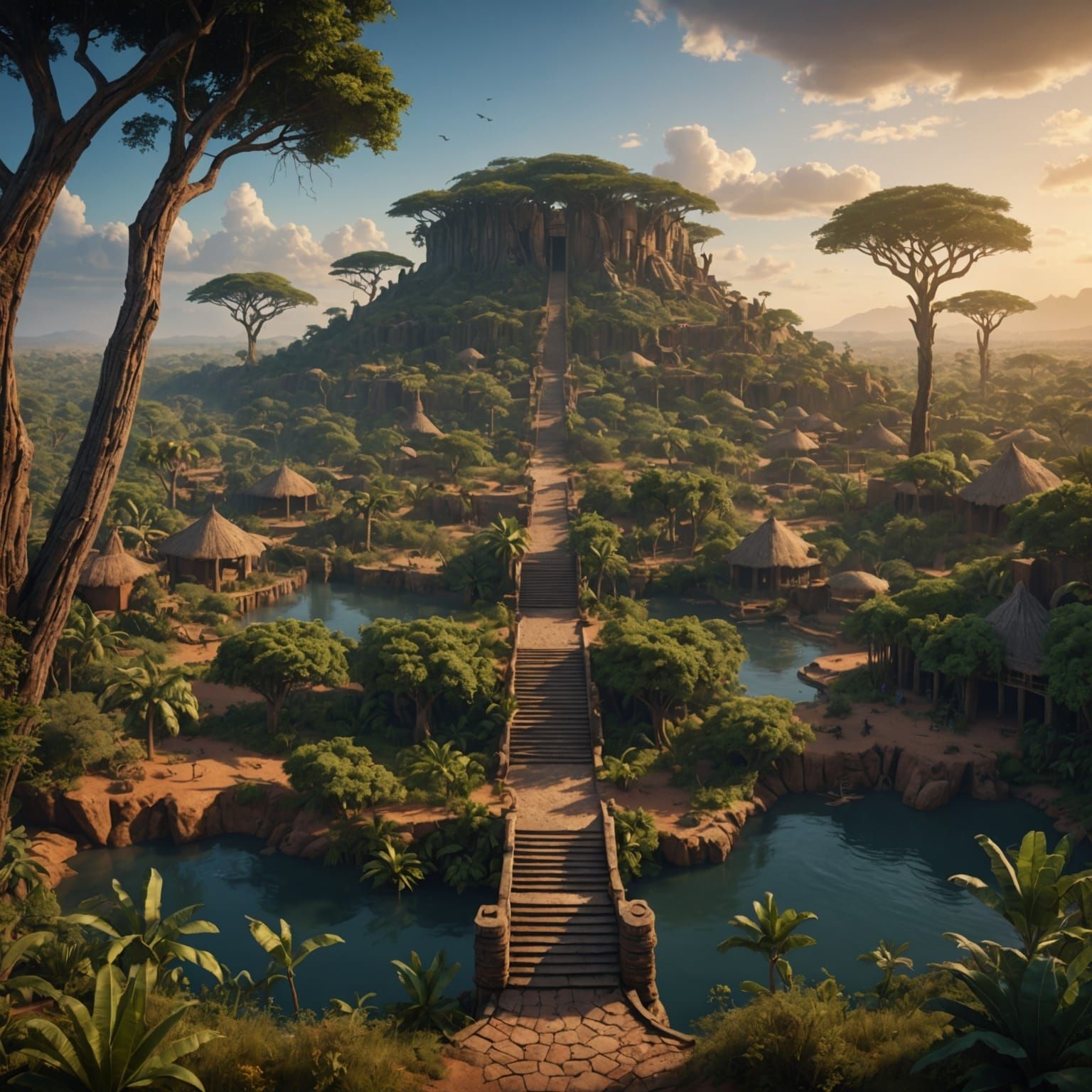 Africa: A Fantastical Matte Painting Interpretation