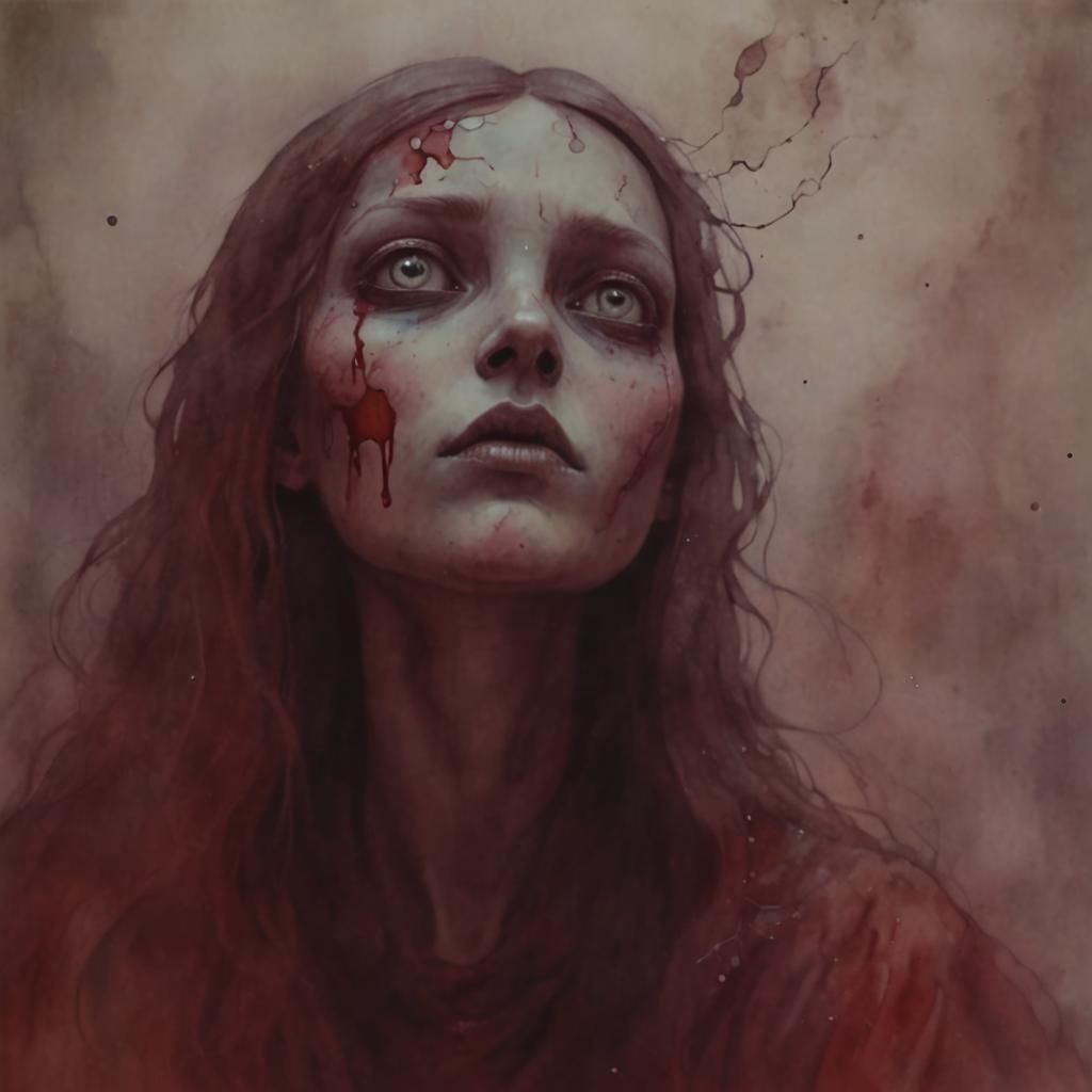 Magical Being in Dark Surrealist Style