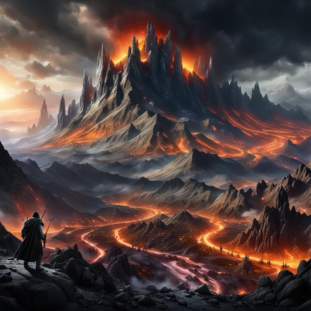 Epic Battle for Mordor: Elves, Orcs, and Trolls