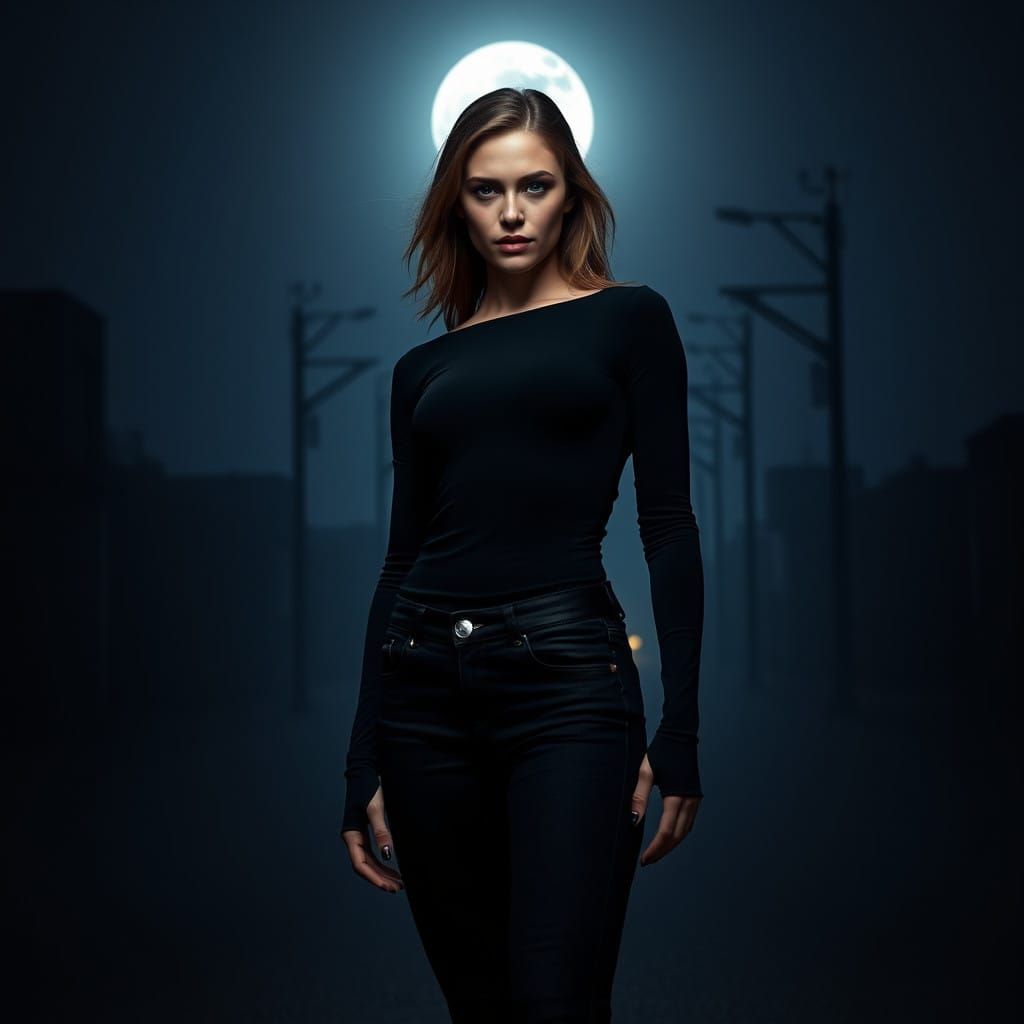 Ethereal, Dark Fantasy Portrait of Hope Mikaelson