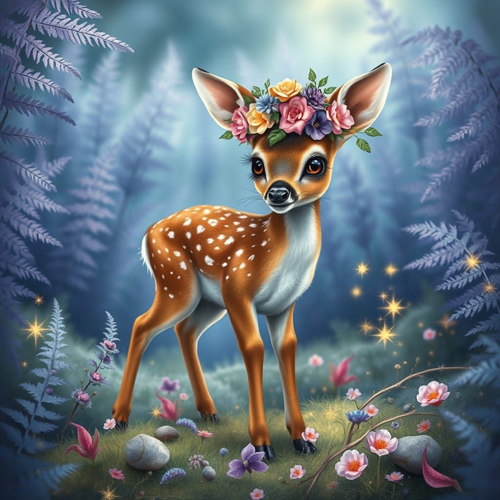 Full body, enchanting detailted oil painting inked with deli...