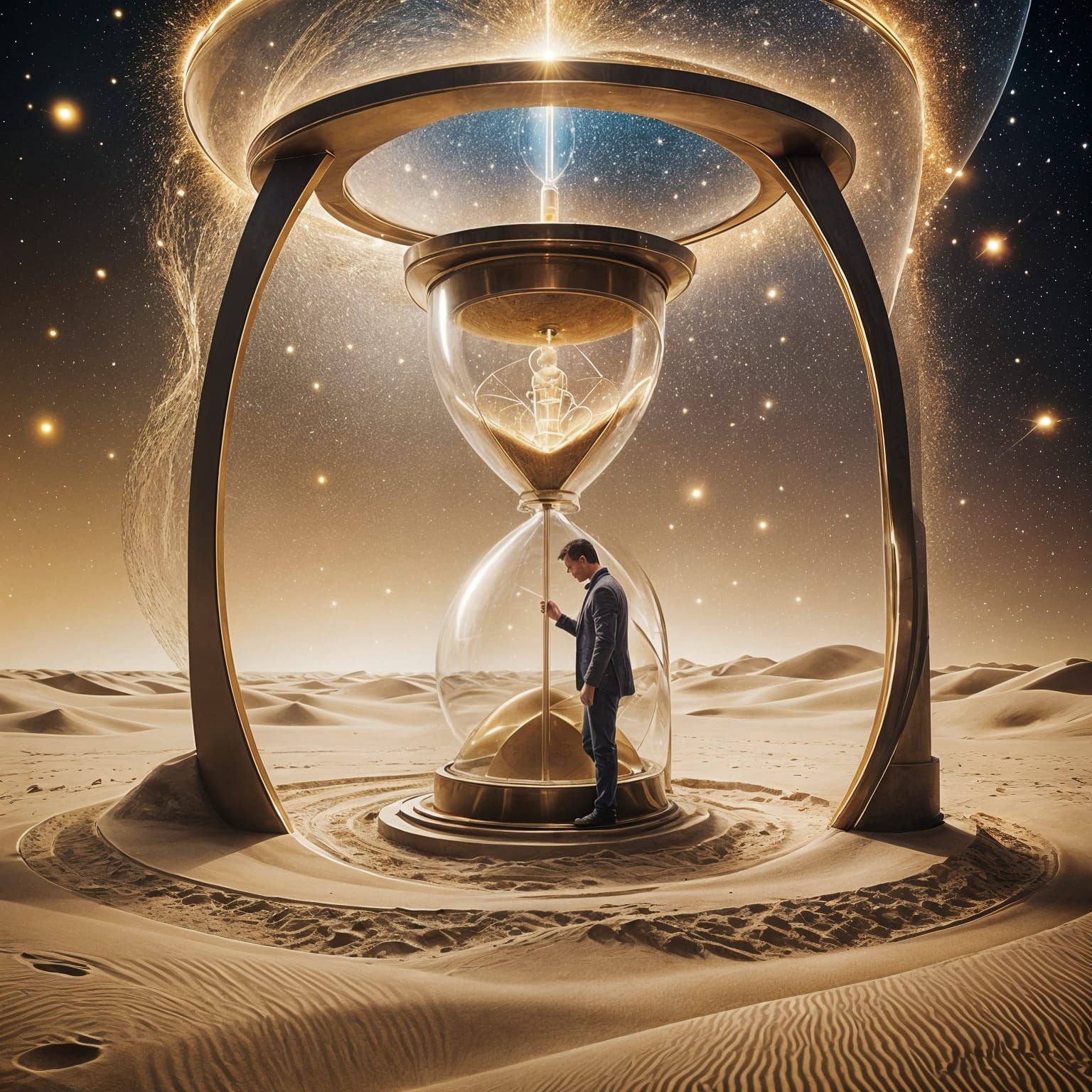 Hourglass Portal: A Multiverse of Contrasting Colors