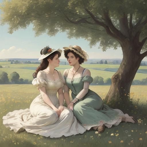 Art by Édouard Manet, Vittorio Matteo Corcos, Ismail Inceogl...