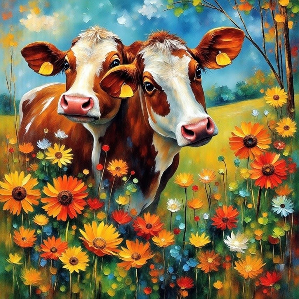 Dutch Cultural Symbols with Tulips and Flag