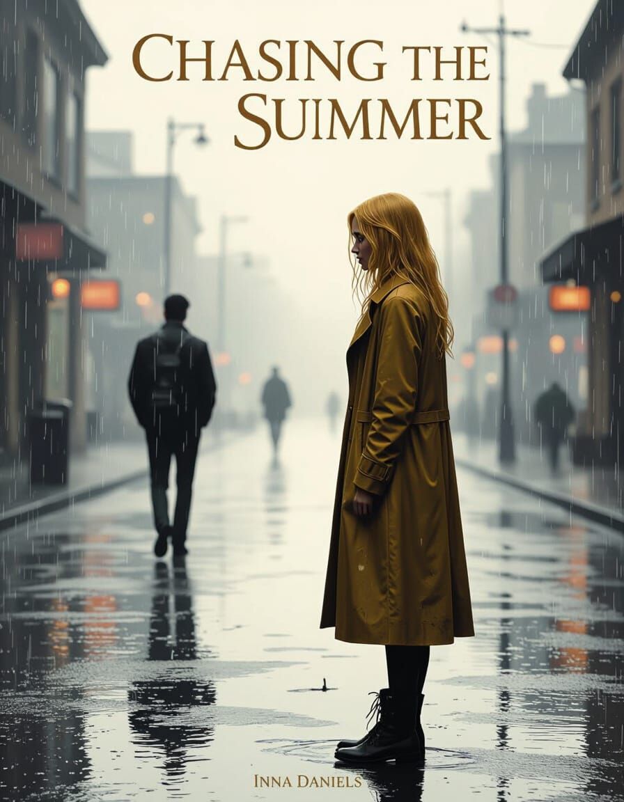 Dramatic Book Cover Art: Chasing the Summer