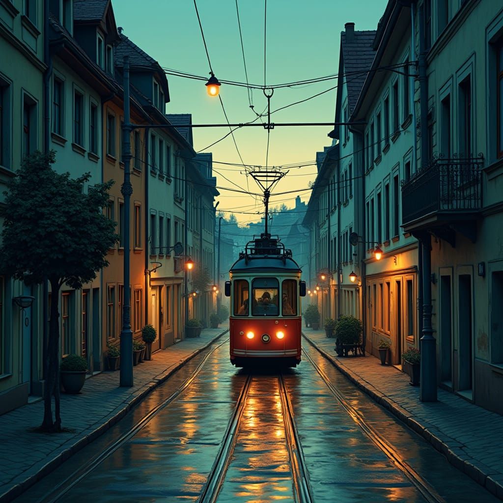 The old streetcar is a cherished tradition in this part of t...
