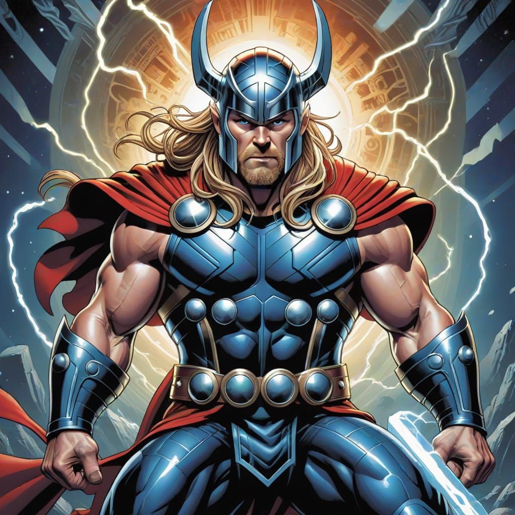Thor, Comic Book Art by Mark Brooks and Dan Mumford