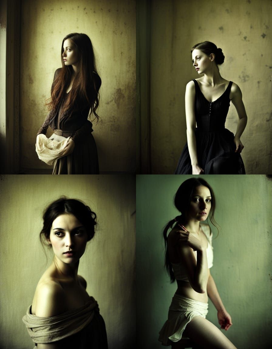 Ethereal Portrait in Style of Katia Chausheva