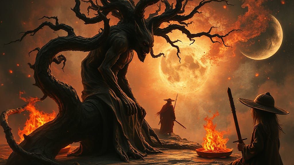 "ZHIGUAI XIAOSHUO":  BURNING THE TREE DEMON