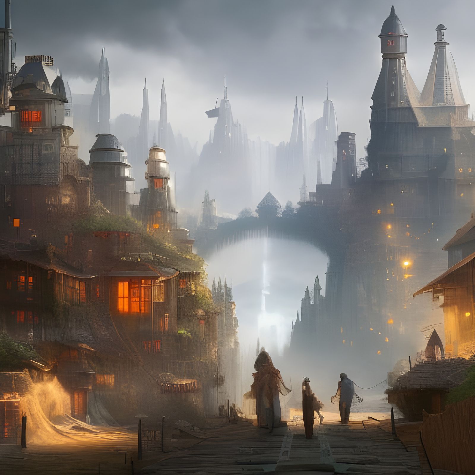futuristic village