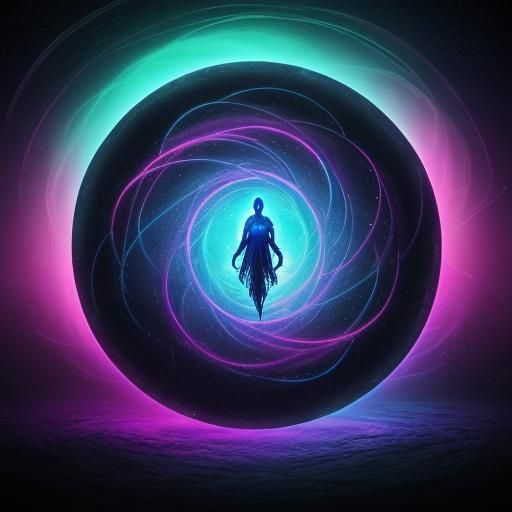 Ethereal Portal Concept Art in Oil Painting Style