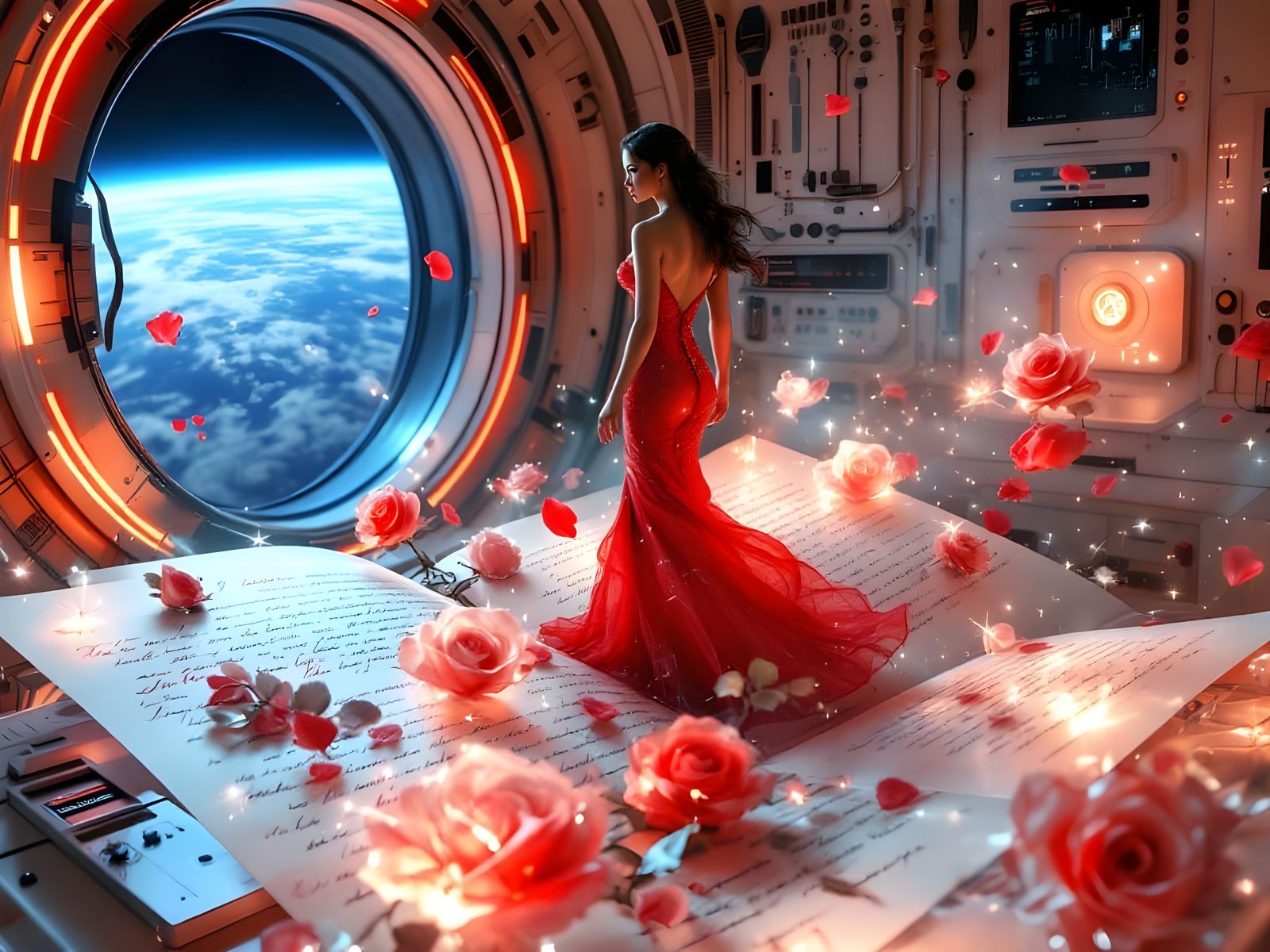 Enchanting Holographic Visionary in Zero Gravity