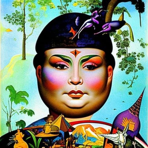 Mouse Scares Away Mythical Creatures in Forest