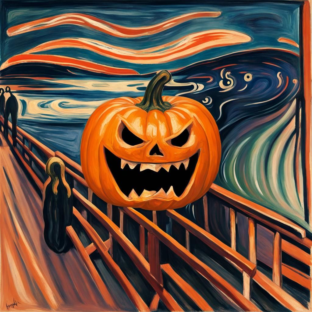 The Screaming Jack-o-Lantern: An Homage to Munch