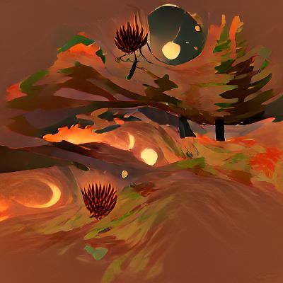 Outer Wilds Inspired AI Image